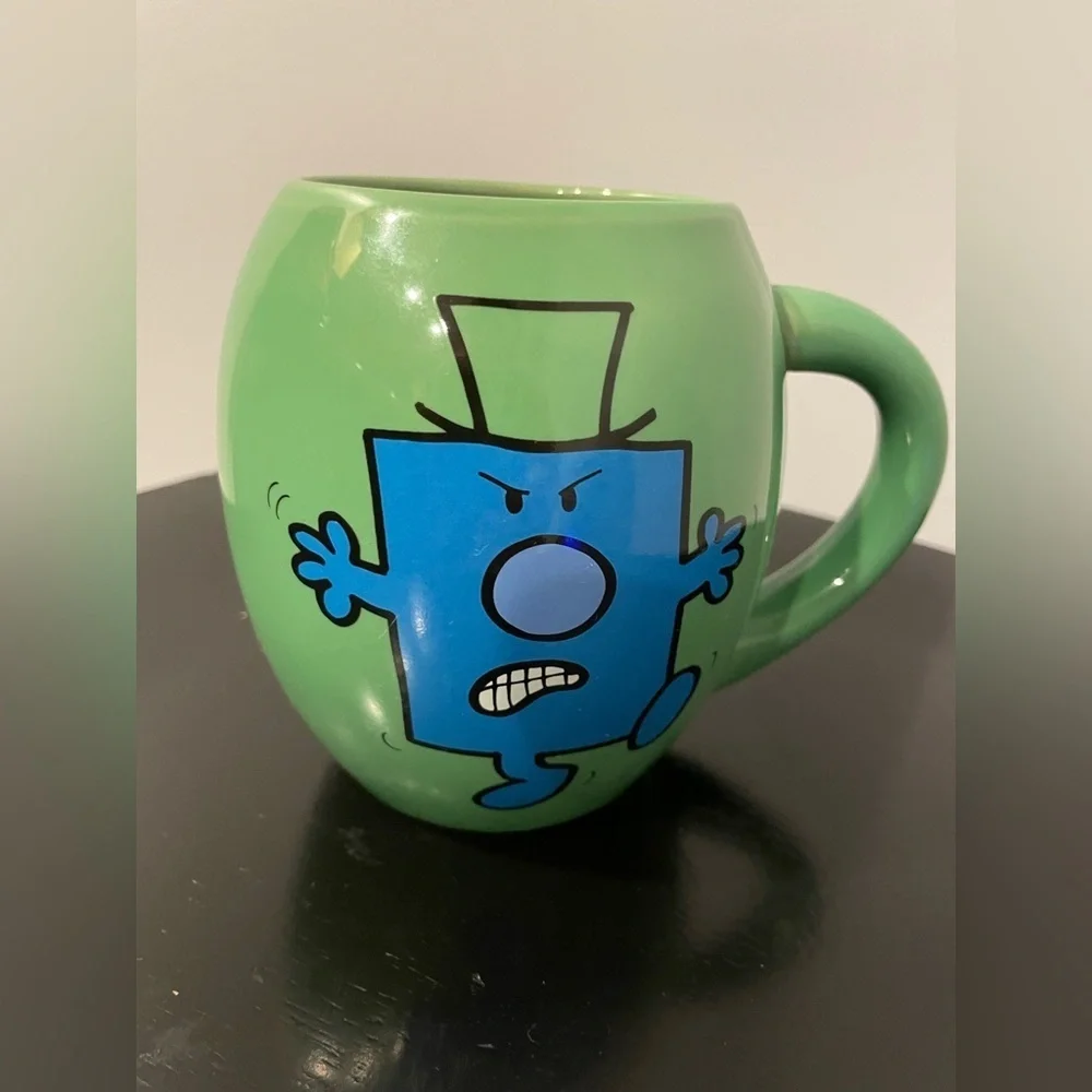 Mr. Grumpy Mr. Men Little Miss Green and Blue Character Mug